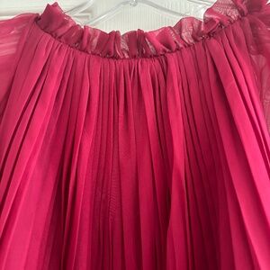 Mac Duggal high neck maxi dress with long sleeves.